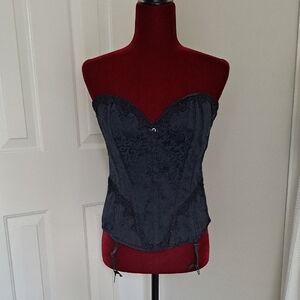 Elegant Navy Corset Top